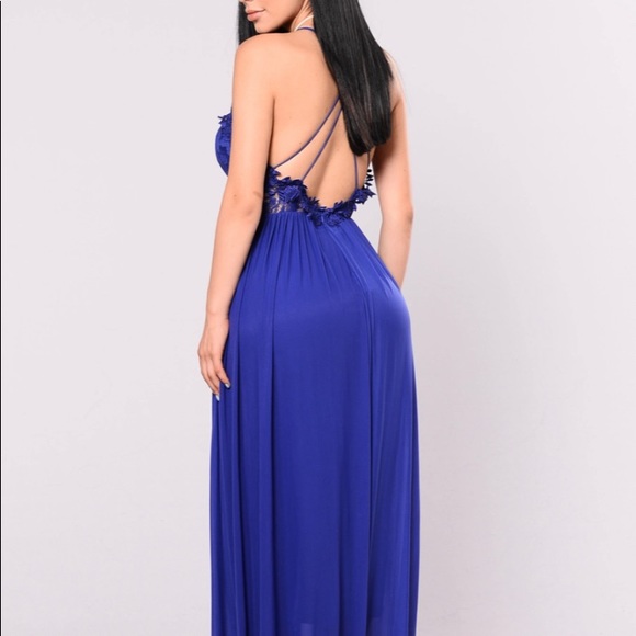 Stunning Fashion Nova Royal Blue Dress - Picture 2 of 7